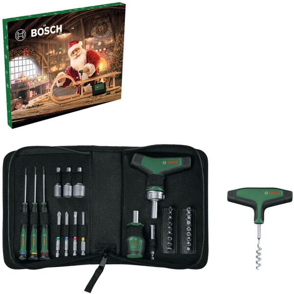 Bosch Ձեռքի գործիքների Գալստյան (Ադվենտ) օրացույց 2024