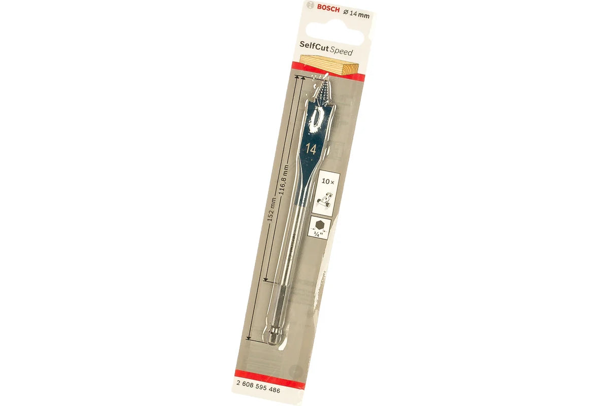 Wood drill bit (14x152 mm; shank 1/4") Bosch