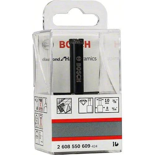 Bosch   Diamond for Hard Ceramics Diamond Core Bit (Dry/Wet drilling) 10 mm * 35 mm