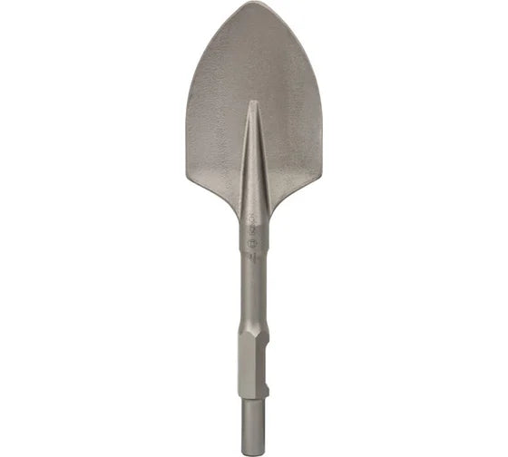 Bosch 135 x 400 mm Spade / Clay Chisel with 30 mm Hex Shank for Breakers (2608690110)