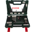 Bosch V-Line 68-Piece Drill and Screwdriver Bit Set with Magnetic Pocket Knife and Rod (2607017191)