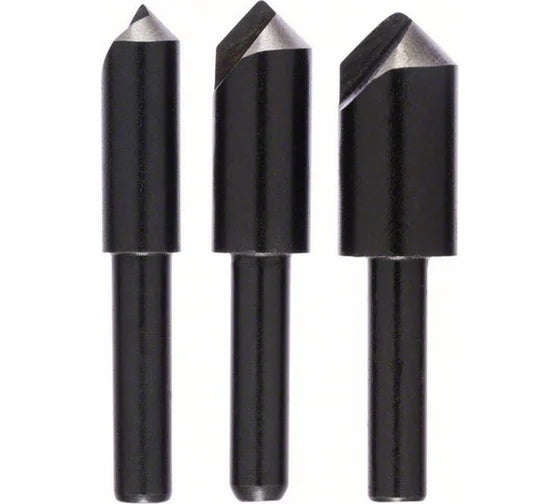 Bosch Set of 3 Single-Edge Conical Countersinks, 8-10-12 mm (2609255124)