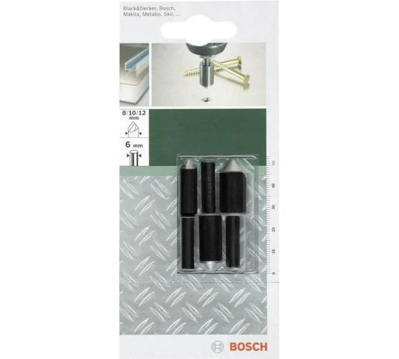 Bosch Set of 3 Single-Edge Conical Countersinks, 8-10-12 mm (2609255124)