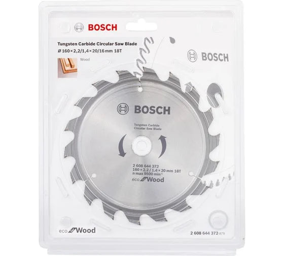 Bosch 2608644372 ECO for Wood Circular Saw Blade (160x20 mm; 18T)