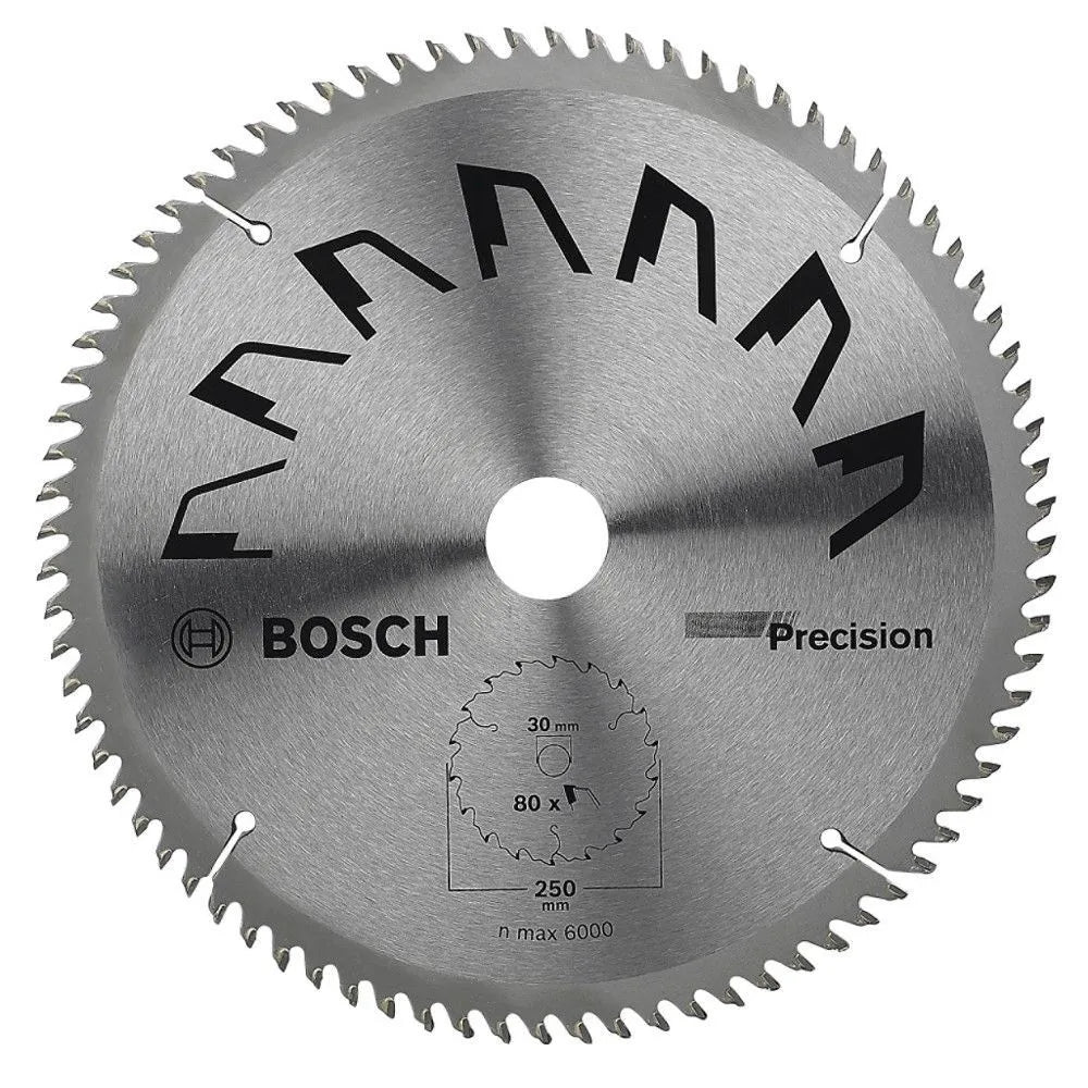 Bosch Circular Saw Blade 250 x 2 x 30 mm, Z80 (2609256882)