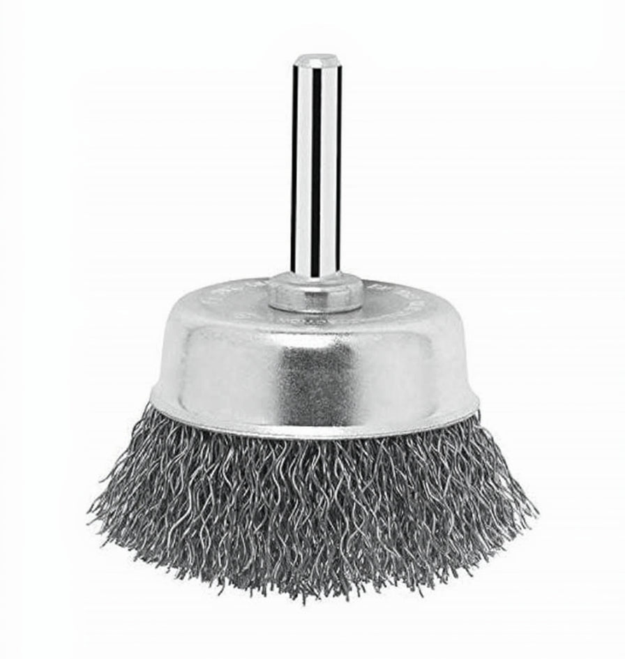 Bosch  Shank Crimped Wire Cup Brush Steel, 70mm x 6mm