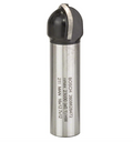 Bosch 2608628472 Կիսակլոր ֆրեզ (Core Box Bit), Արծաթագույն/Սև, 12 × 16 × 54 մմ