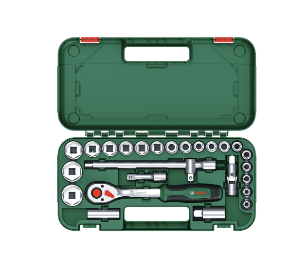 Bosch 1/2" Ratchet Set (25-Piece)