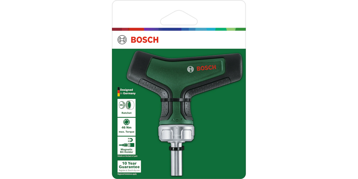 Bosch Բիտերի բանալի (трещотка) պտուտակահան T-ձև բռնակով