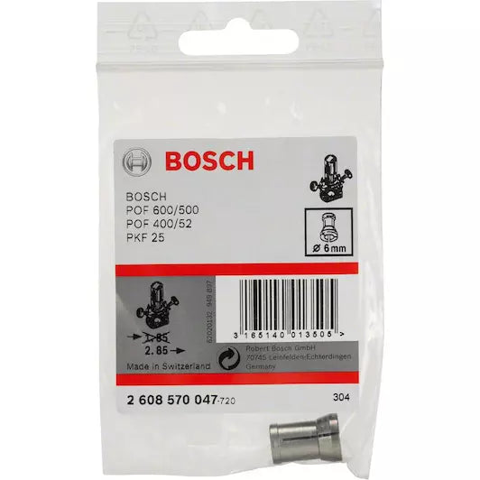 BOSCH collet without collet nut 6 mm