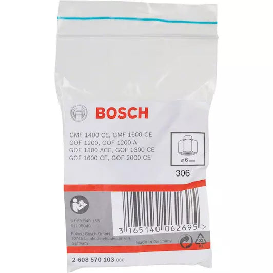 BOSCH  collet for GOF 12/1300, 6 x 24 mm