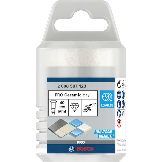 BOSCH  diamond drill bit for dry drilling Dry Speed Best for Ceramic 40 x 35 mm