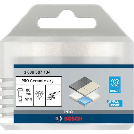 BOSCH  diamond drill bit for dry drilling Dry Speed Best for Ceramic 80 x 35 mm