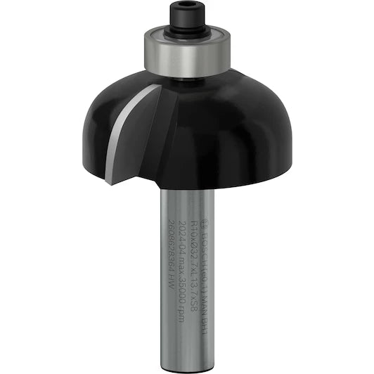 BOSCH semi-circular profile cutter 8 mm, R1 10 mm, D 32.7 mm, L 14 mm, G 55 mm