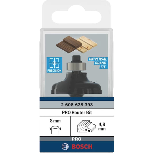 BOSCH  Profile cutter A 8 mm, R1 4.8 mm, B 11 mm, L 14.3 mm, G 57 mm