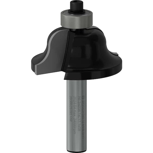 BOSCH  panel cutter W 8 mm, R1 6.3 mm, W 12.7 mm, L 17 mm, G 61 mm