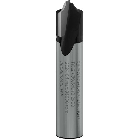 Bosch  ֆրեզ  8 mm, R1 3.2 mm, D 9.5 mm, L 10.2 mm, G 41 mm