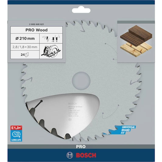 Bosch փայտի  սղոցի սկավառակ  210 x 30 x 2.8 mm, 24T