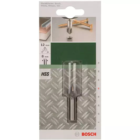 Bosch 2609255118 HSS կոնաձև զենկեր մետաղի համար (12x40 մմ) M6 պտուտակների համար, 90°