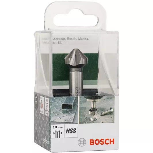 BOSCH 2609255123 taper countersink bit HSS with 3 cutting edges 14x50mm M8 90°