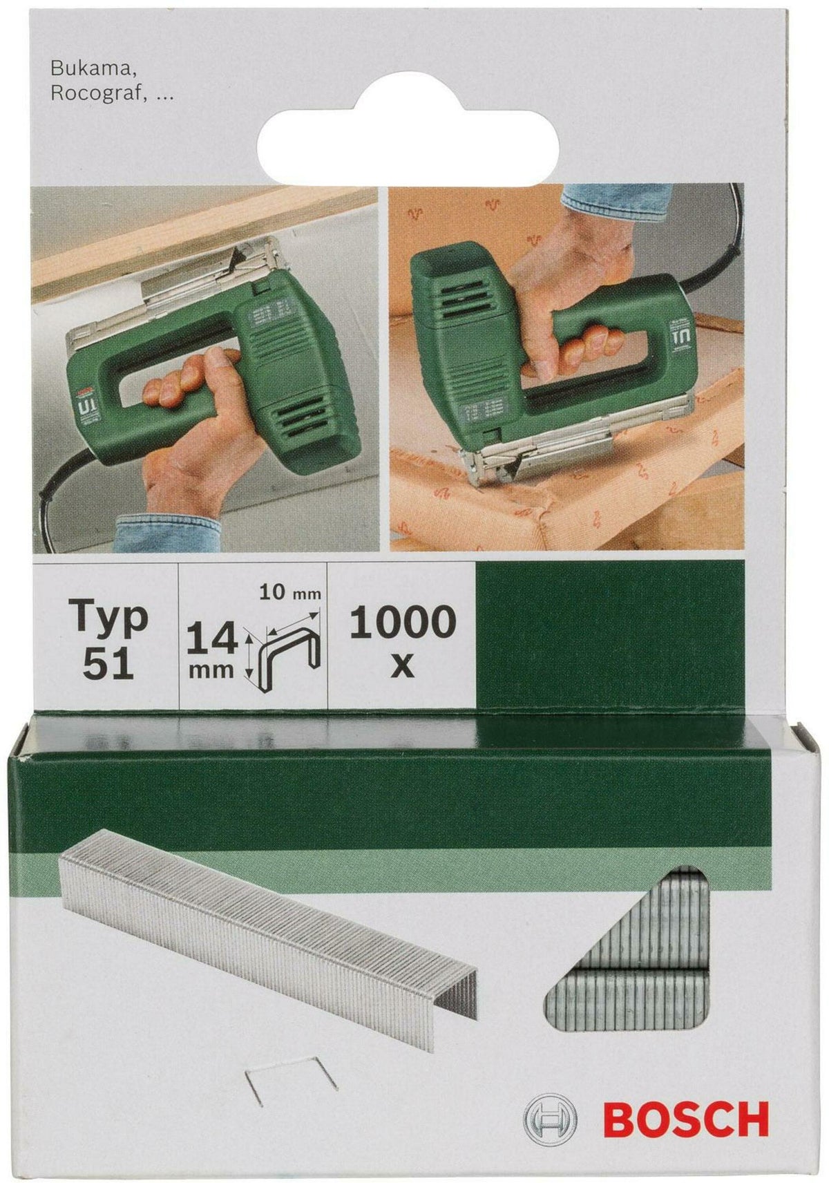 BOSCH 2609255834 staples type 51 10x1x14mm (1000 pcs)