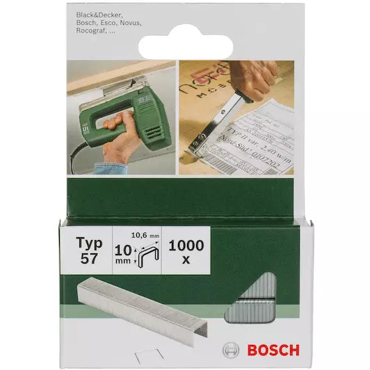 BOSCH 2609255847 staples type 57 10.6x1.25x10mm