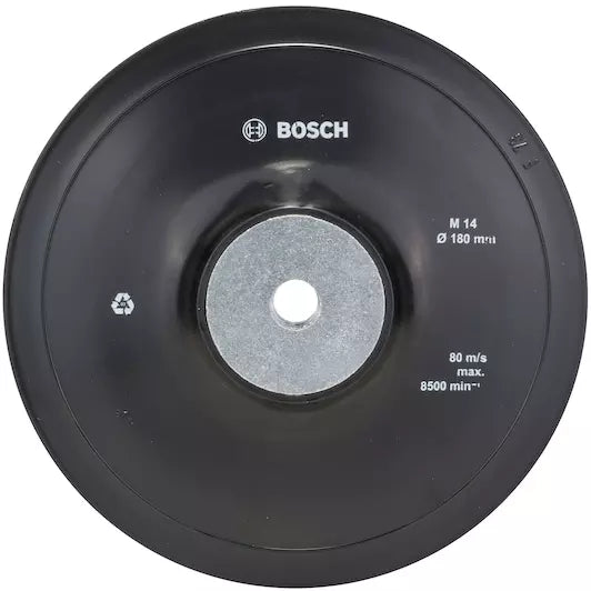 BOSCH 2609256256 backing pad for fibre sanding sheets 180 mm