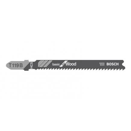BOSCH 2608630878 - Jigsaw blade T 119 B "Basic for Wood"
