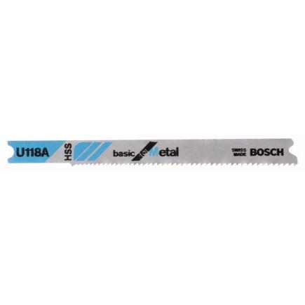 Bosch U 118 A Jigsaw Blades for Metal (2608631511)