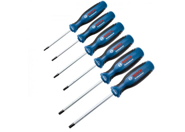 Bosch Professional Torx Screwdriver Set, 6 pieces (1600A01V09)
