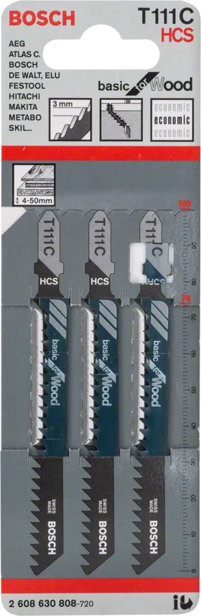 Jigsaw Blades T 111 C, HCS