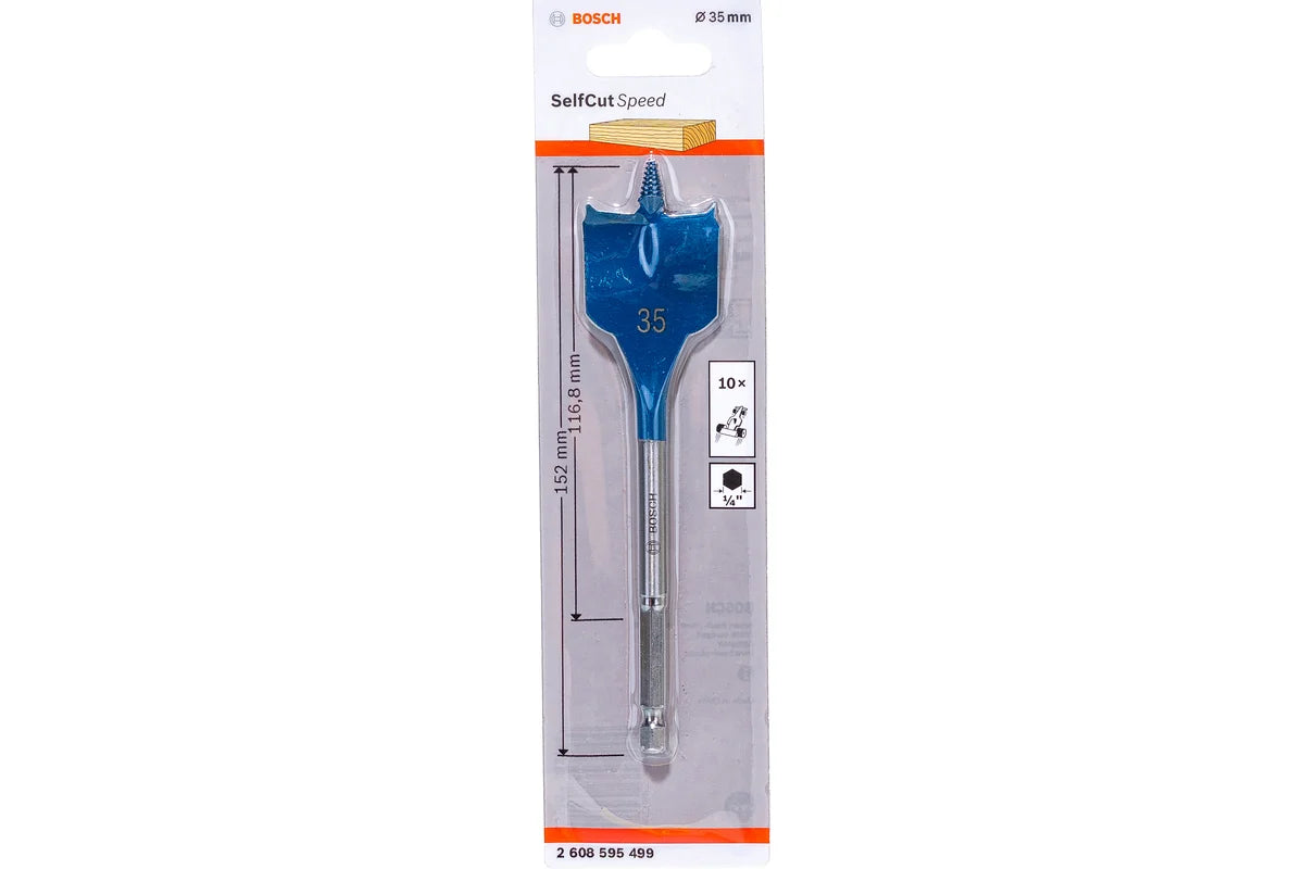 Wood pen drill (35x152 mm; shank 1/4") Bosch