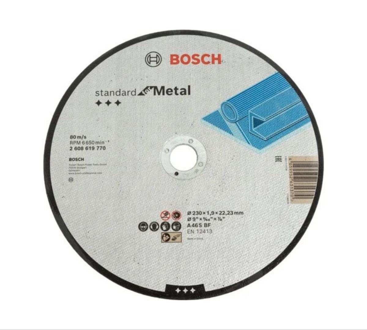 Bosch 2608619770 Standard for Metal Cutting Disc (230x1.9x22.23 mm)