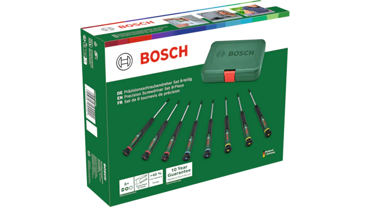 Bosch Ճշգրիտ (պրեցիզիոն) պտուտակահանների հավաքածու (8 կտոր)