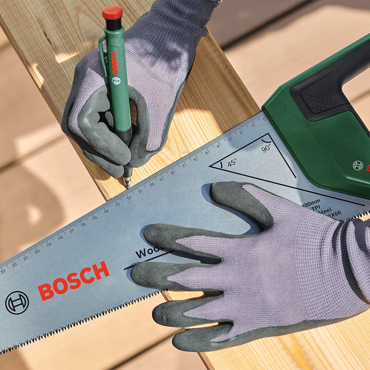 Bosch Ունիվերսալ սղոց փայտի (ձեռքի սղոց / ножовка по дереву) 400մմ