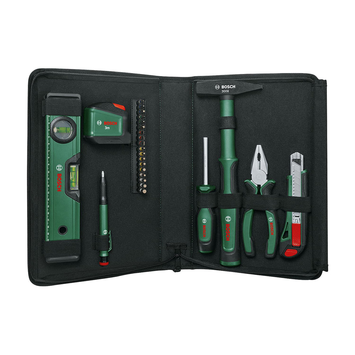 Bosch 25 կտորից բաղկացած ունիվերսալ ձեռքի գործիքների հավաքածու