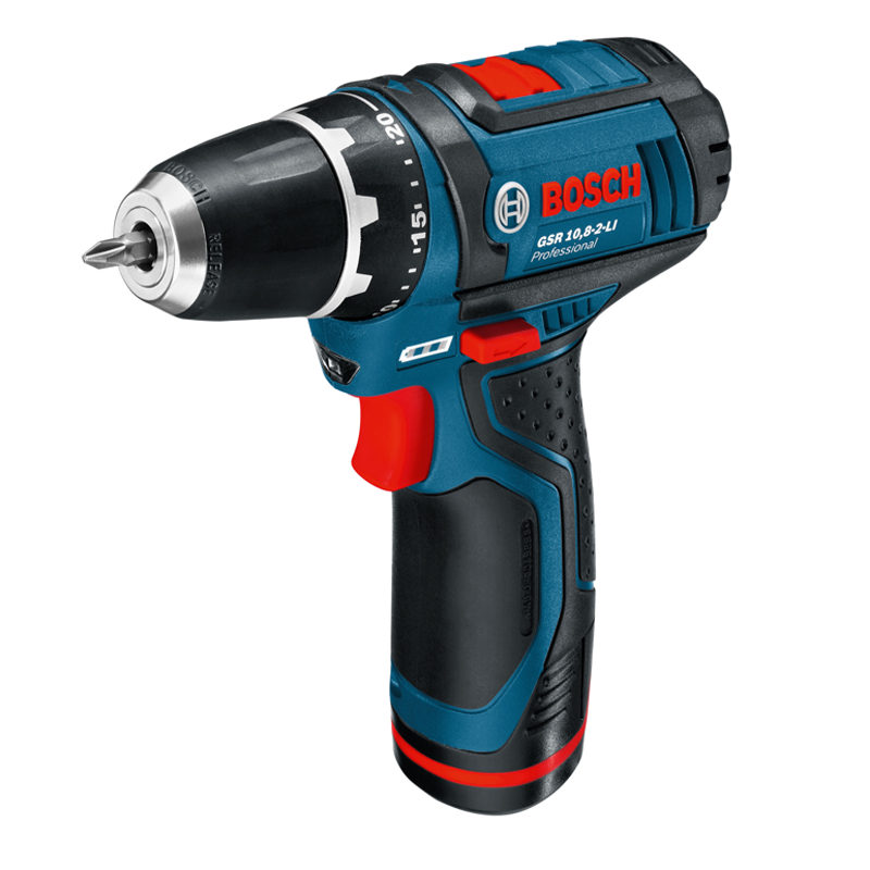 Bosch Professional GSR 10.8-2-LI (Պտուտակահան) + GML 10.8 V-LI (Ռադիո)