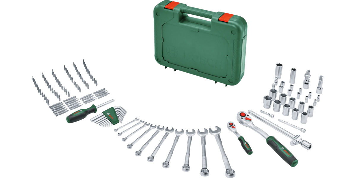Bosch Advanced Ձեռքի գործիքների հավաքածու (132 կտոր)